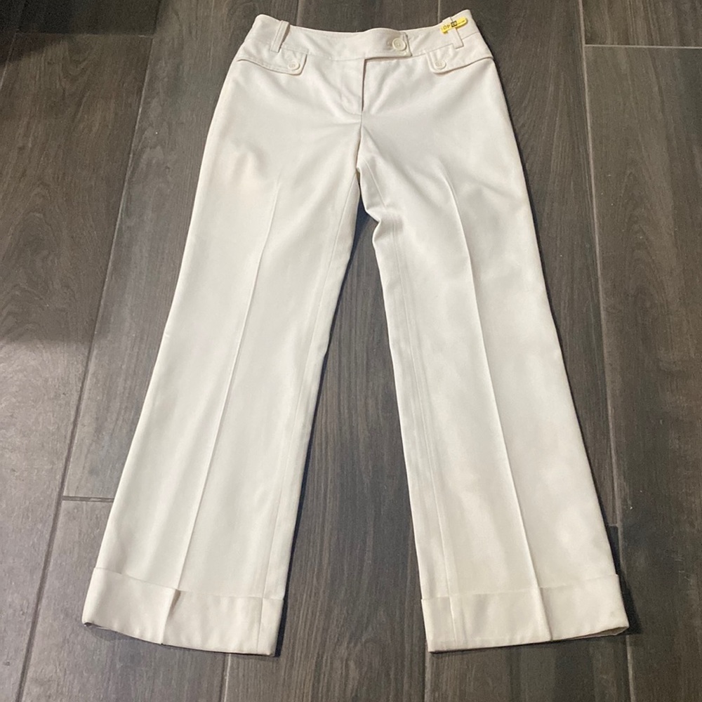 Ann Taylor loft cream colored pants